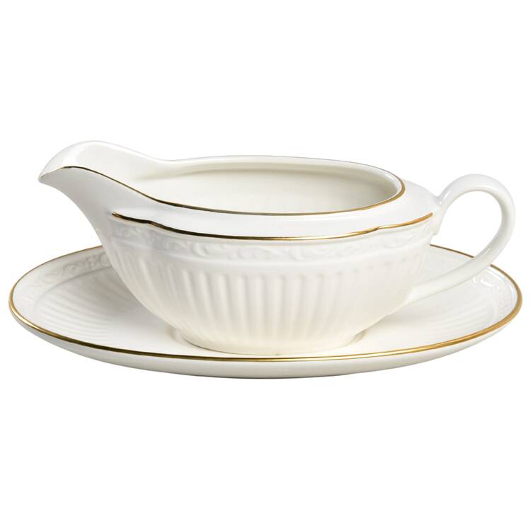 Empire Gold Gravy Boat & Underplate