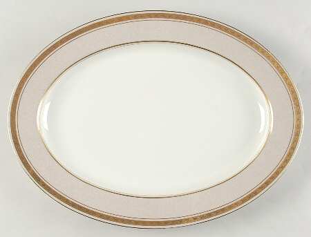 Embassy Hall 14" Oval Serving Platter by Mikasa