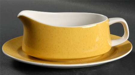 Mediterrania Empire Gold Gravy Boat & Underplate