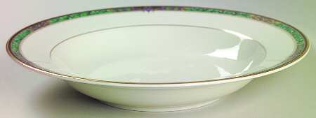 Emerald Suite Rim Soup Bowl