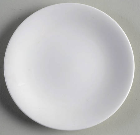 Embassy White Coupe Dessert Plate