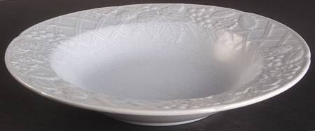 English Countryside Blue Large Rim Soup Bowl