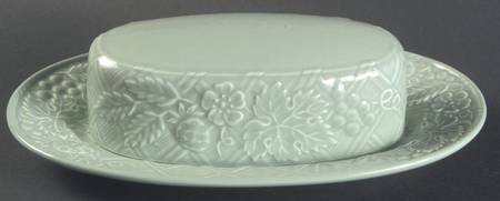 English Countryside Celadon 1/4 Lb Covered Butter