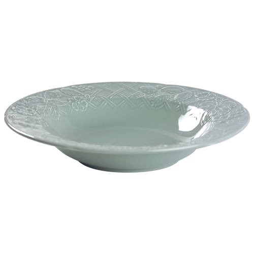 English Countryside Celadon Large Rim Soup Bowl