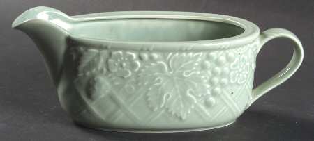 English Countryside Celadon Gravy Boat