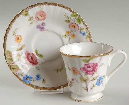 Enchantress Footed Cup & Saucer Set