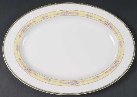 English Chintz 12" Oval Serving Platter