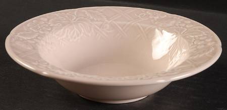 English Countryside Pink Rim Fruit/Dessert (Sauce) Bowl