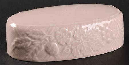 English Countryside Pink Lid for 1/4 Lb Butter