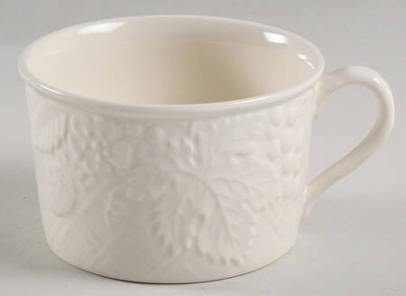 English Countryside White Flat Cup