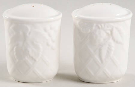English Countryside White Salt & Pepper Set