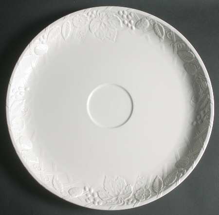 English Countryside White Chip & Dip-Plate