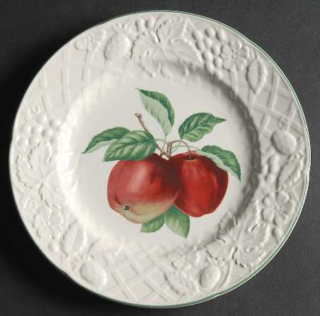 English Countryside White Accent Salad Plate