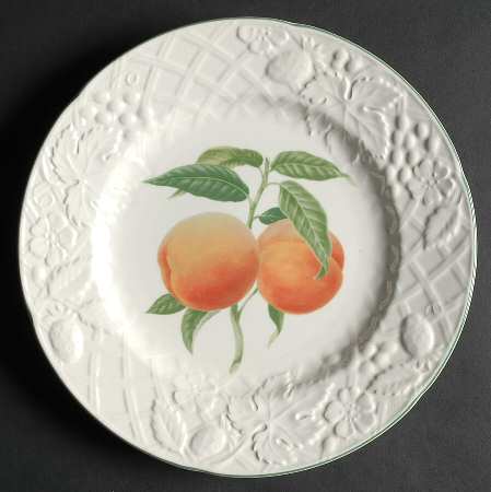 English Countryside White Accent Salad Plate