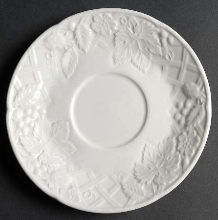 English Countryside White Saucer for Cream Soup Bowl