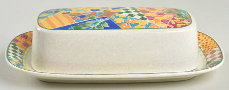 English Quilt 1/4 Lb Covered Butter