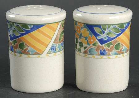 English Quilt Salt & Pepper Set