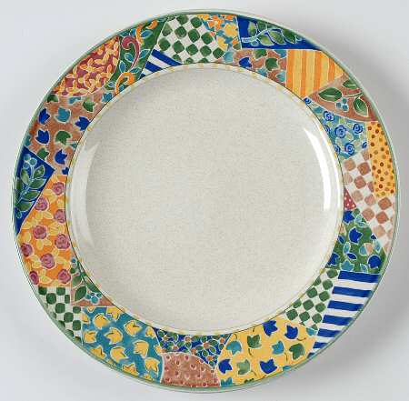English Quilt Salad Plate