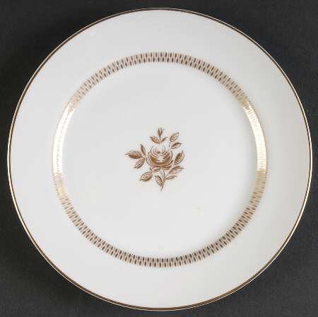 Enchanting Rose Bread & Butter Plate
