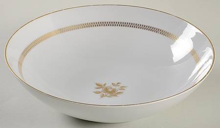 Enchanting Rose 9" Round Vegetable Bowl