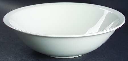 Epiqure White 9" Round Vegetable Bowl
