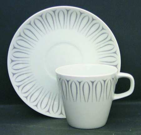 Escort Flat Cup & Saucer Set
