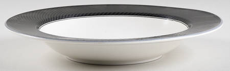 Evening Dress Large Rim Soup Bowl