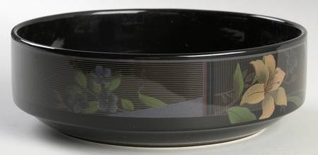 Evening Floret 8" Round Vegetable Bowl