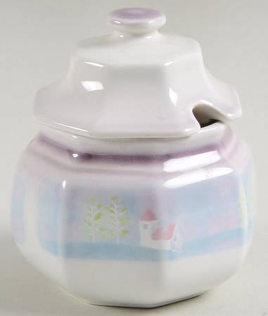 Evening Sky Sugar Bowl & Lid