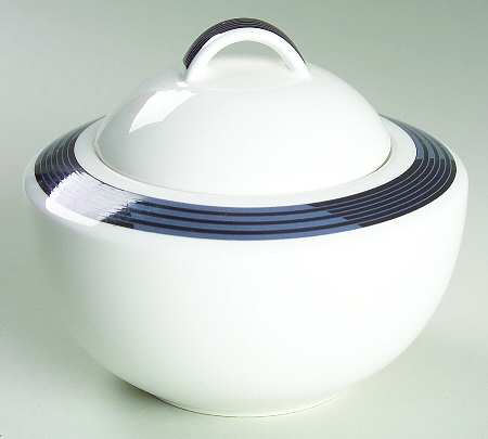 Evening Shadows Sugar Bowl & Lid