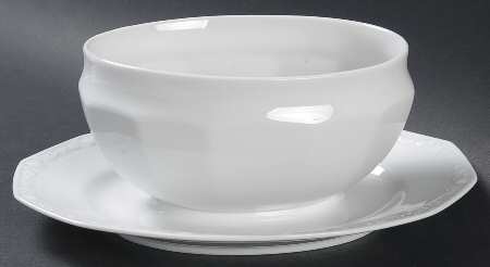 Excelsior Gravy Boat with Attached Underplate