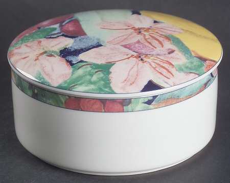 Exotic Garden 4" Round Box & Lid
