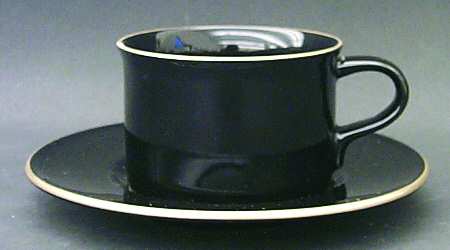 Exotic Gold Flat Cup & Saucer Set