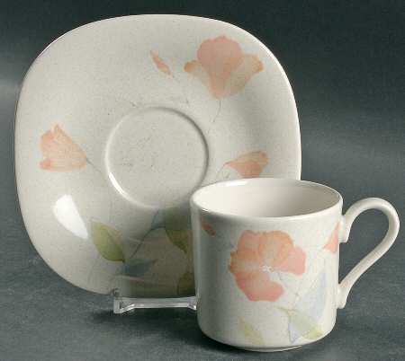 Fancy Free Flat Cup & Saucer Set