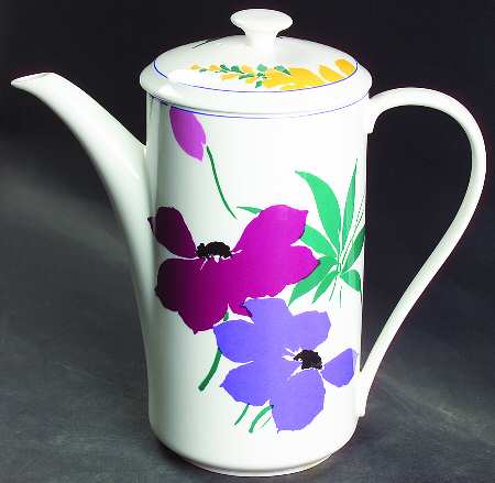 Fantasy Fleur Coffee Pot & Lid by Mikasa