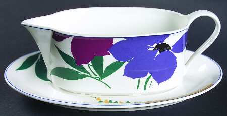 Fantasy Fleur Gravy Boat & Underplate