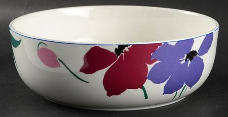 Fantasy Fleur 8" Round Vegetable Bowl