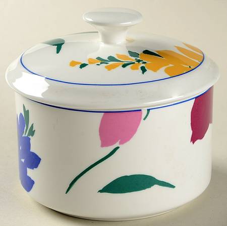 Fantasy Fleur Sugar Bowl & Lid