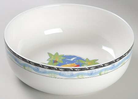 Fantasy Isle 8" Round Vegetable Bowl