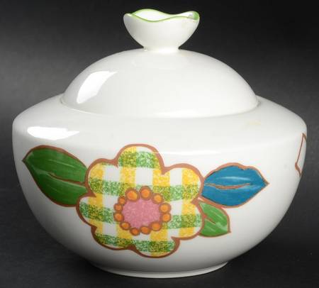 Fanciful Sugar Bowl & Lid