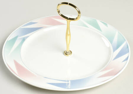 Fantazz Round Serving Plate with Center Handle (Dp) Hc