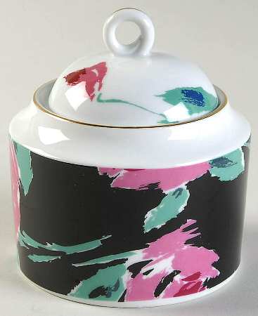 Fashion Rose Sugar Bowl & Lid