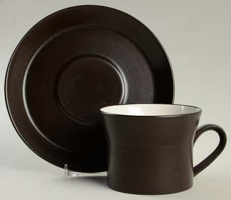 Fayette (#7909, #E3809) Flat Cup & Saucer Set