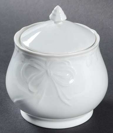 Festive Bouquet Sugar Bowl & Lid