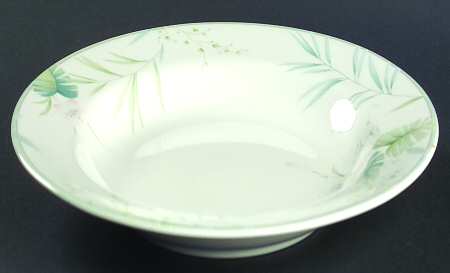 Fernflower Large Rim Soup Bowl