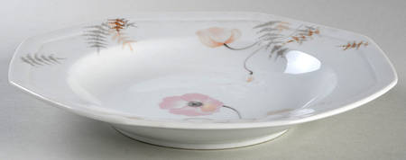 Fernflowers Large Rim Soup Bowl