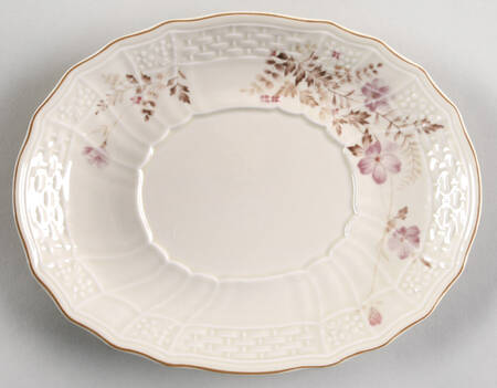 Fern Rose Underplate for Gravy Boat