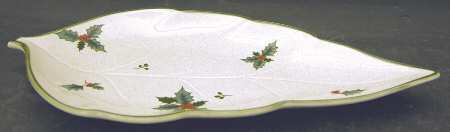 Festive Season Large Leaf Dish