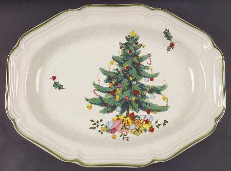Festive Season 14" Oval Serving Platter