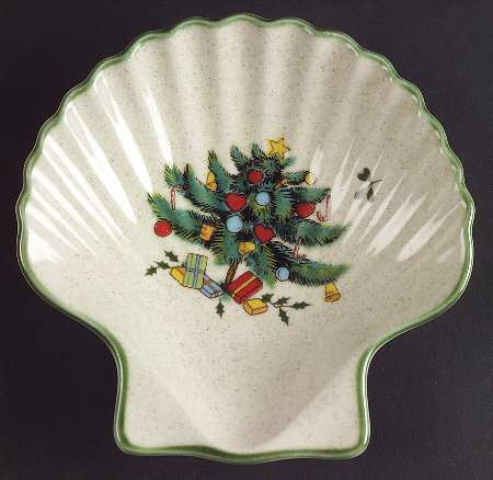 Festive Season Shell Shaped Dish